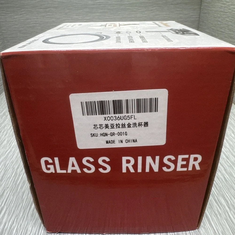 Glass Rinser for Kitchen‎ Sink Cup Washer Bar Bottle Cleaner Faucet Attachment
